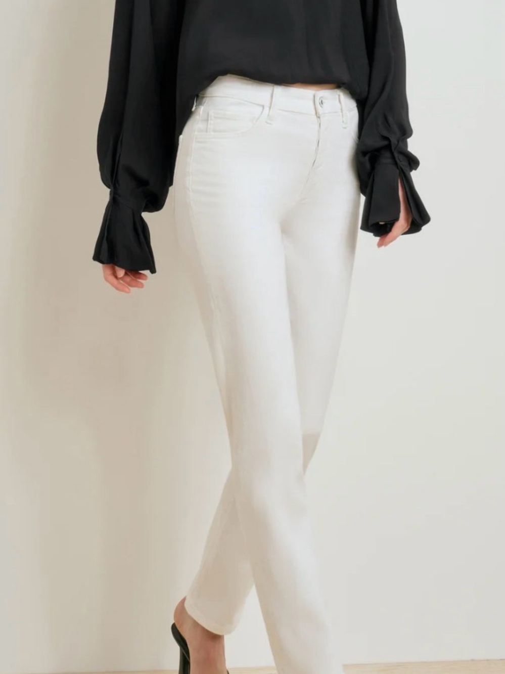 Favorite Daughter White Slim Straight Women’s Jeans